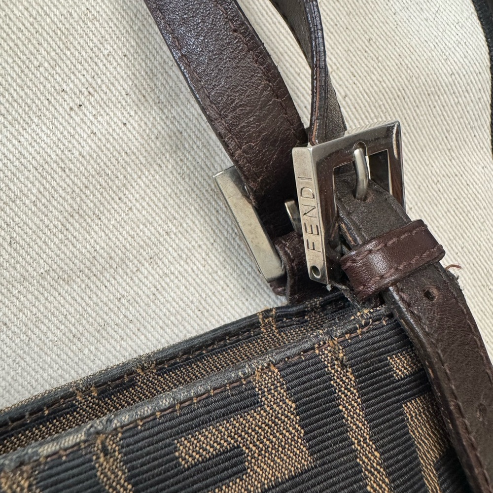 FENDI Zucca Shoulder Bag in Tobacco - Picture 5 of 12